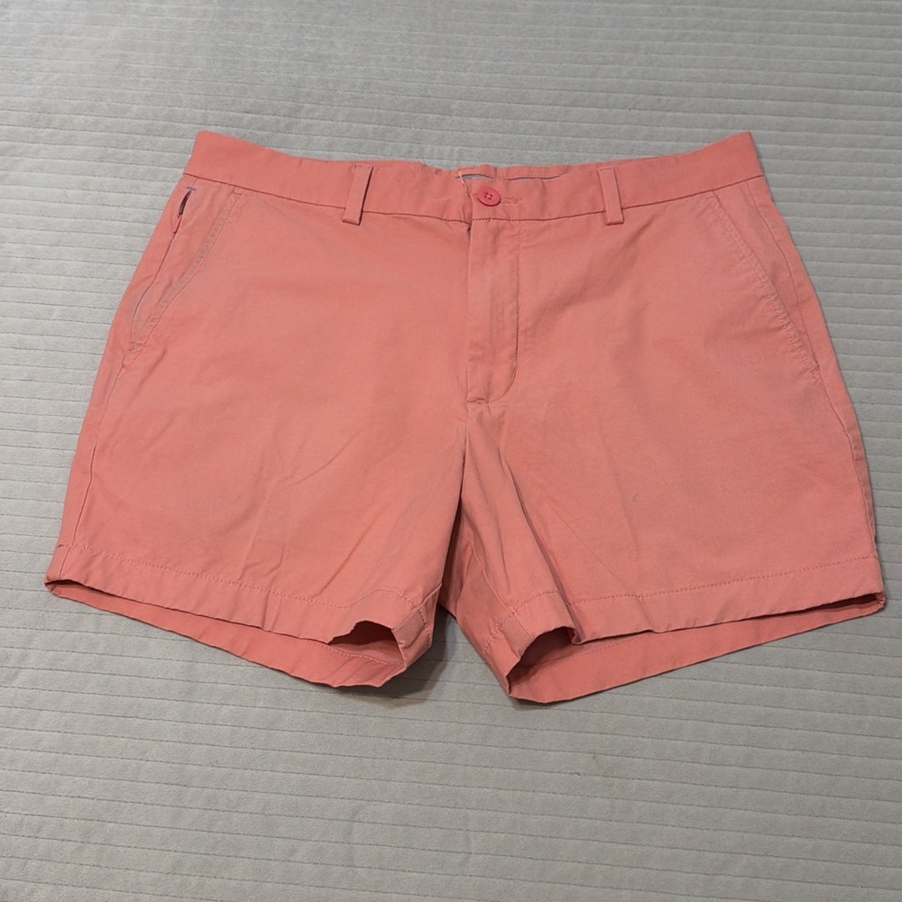 Vineyard Vines Shorts Mens 33 Pockets Button Lightweight‎ OTG Chino Pink